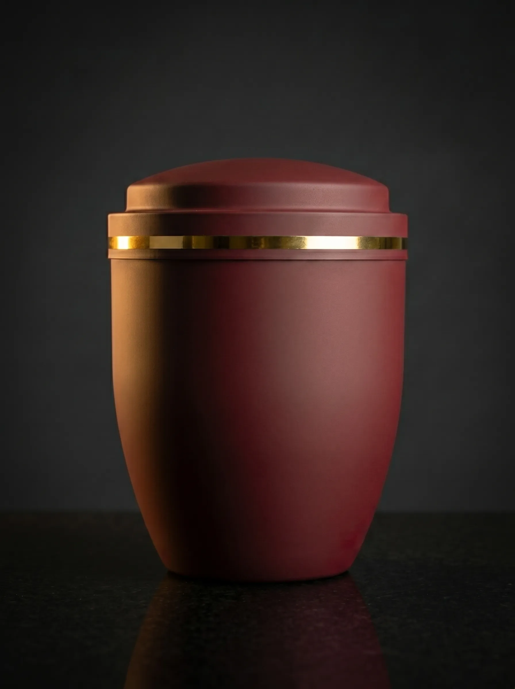 Pote base vermelho com saco