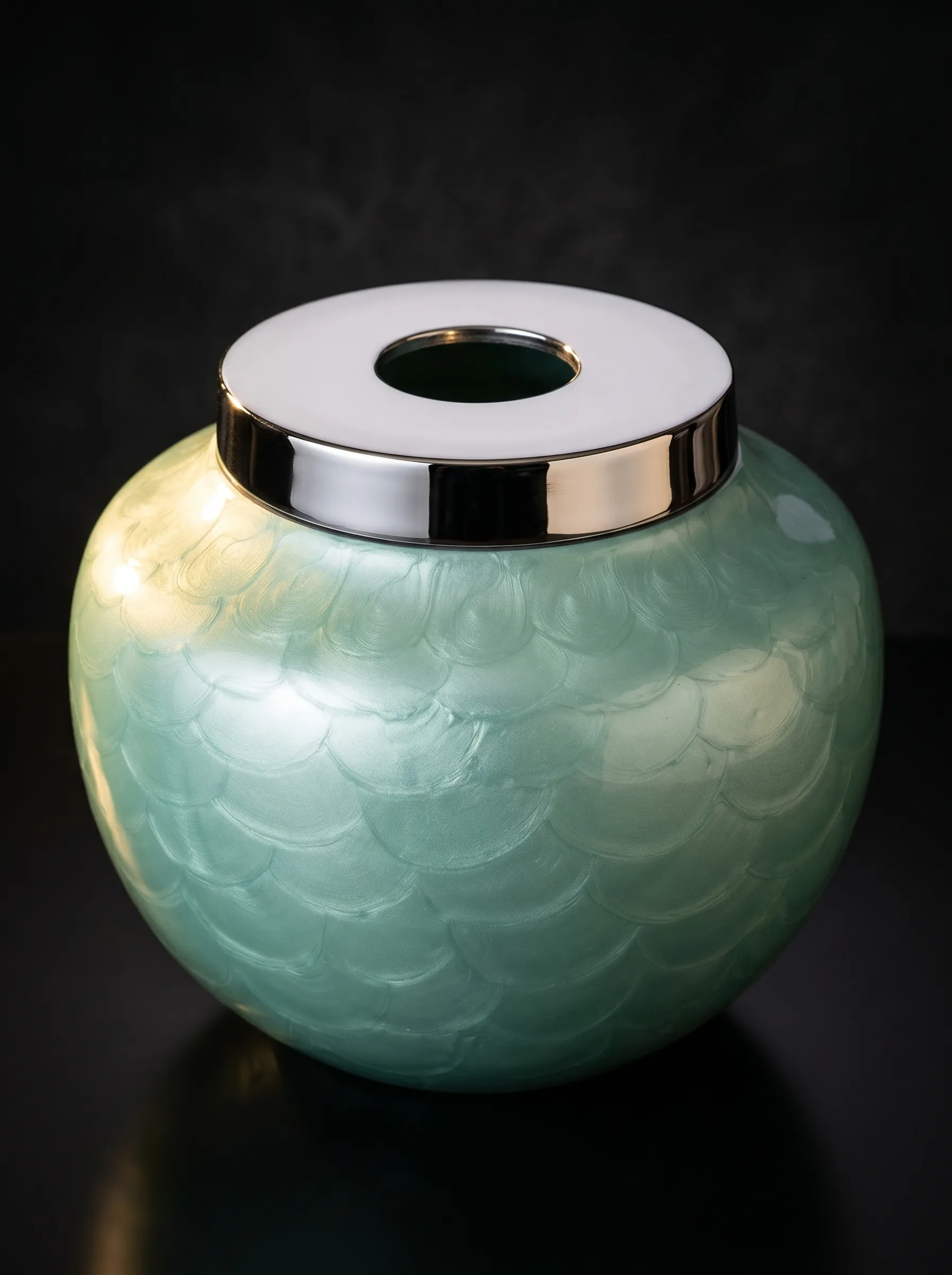 Pote premium variante 2 verde com caixa